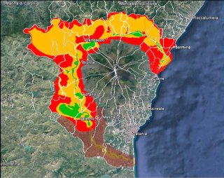 Zoning of the planned biosphere reserve
